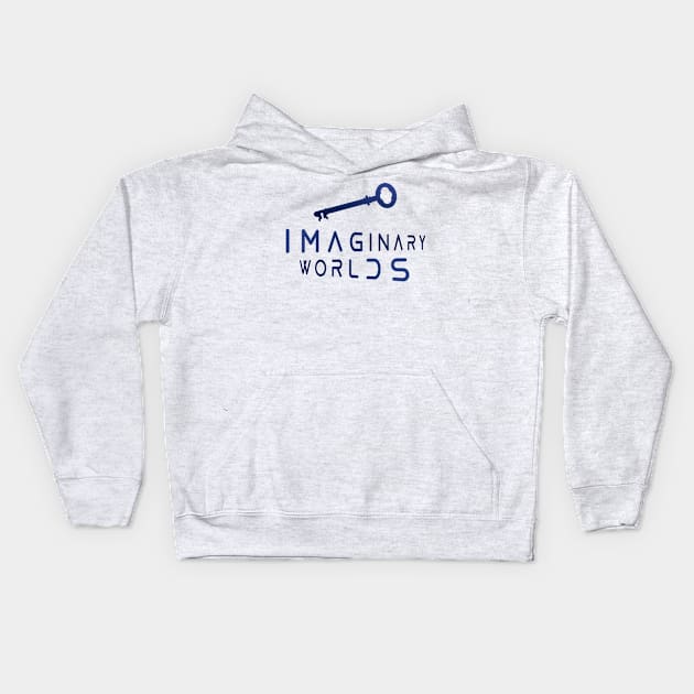 Imaginary Worlds classic logo title Kids Hoodie by Imaginary Worlds